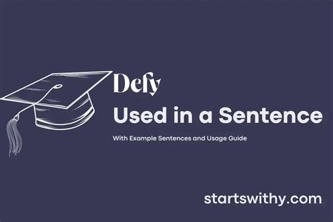 defy sentence